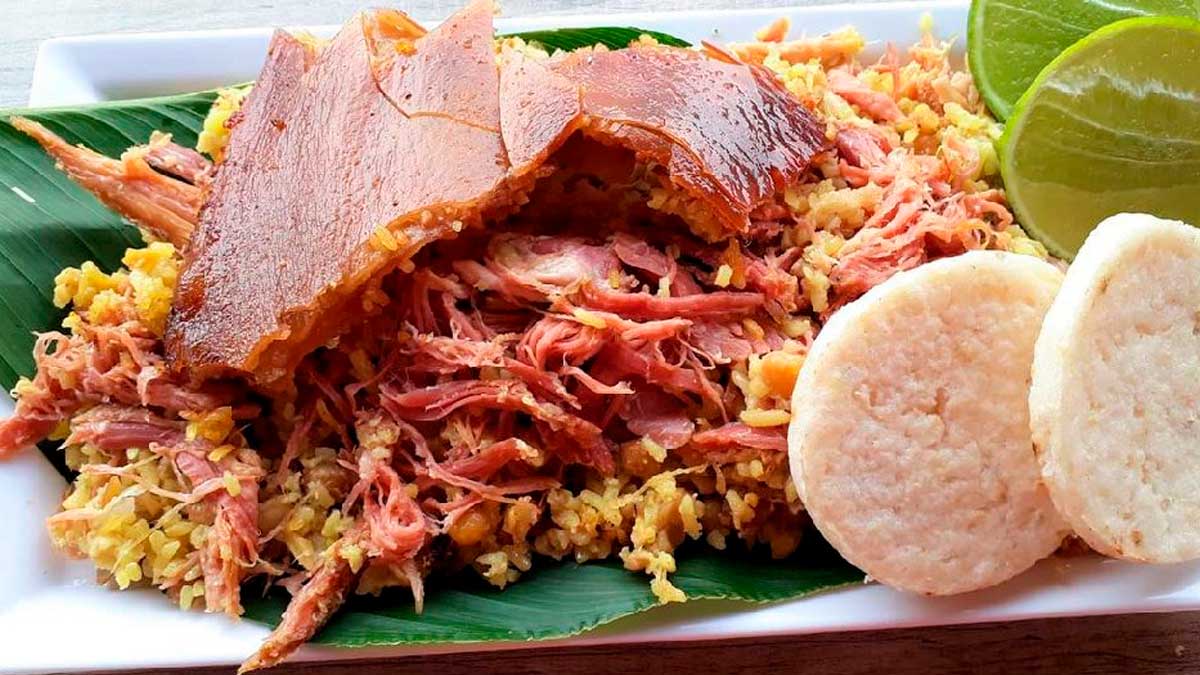 plato de lechona